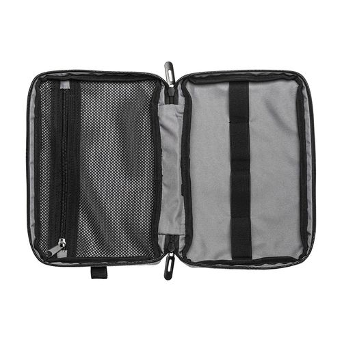 Tech organiser in recycled 600D jacquard polyester (R-PET inner lining)