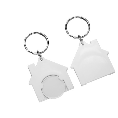 Porte-clés jeton1€ "Maison" Porte-clés jeton1€ "Maison"