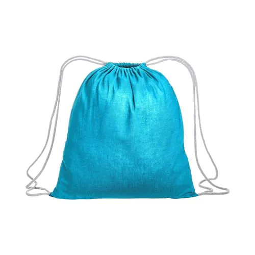 Backpack made of 120 g/m2 cotton, with choke closure. It is OEKO-TEX® certified. Backpack made of 120 g/m2 cotton, with choke closure. It is OEKO-TEX® certified.