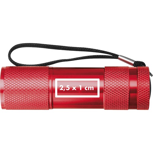 Aluminium zaklamp 9 LED Aluminium zaklamp 9 LED