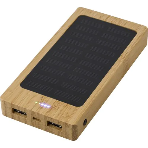 Bamboo solar power bank Joan Bamboo solar power bank Joan
