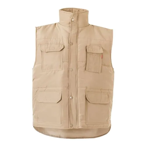 VL MEFITIS. Gilet rembourré multipoches (220g/m²), en polyester (100%)