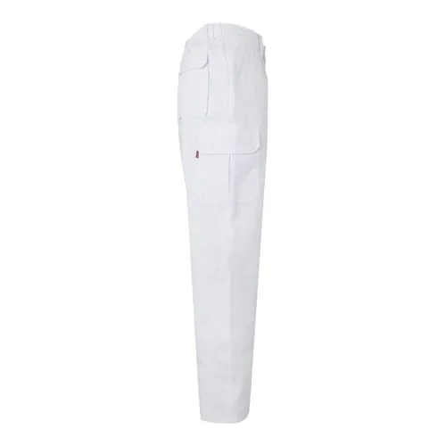 VL MABON. Pantalon sergé, multipoches (200g/m²), en coton (35%) et polyester (65%)