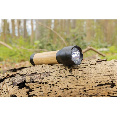 Lucid 1W RCS certified recycled plastic & bamboo torch Lucid 1W RCS certified recycled plastic & bamboo torch