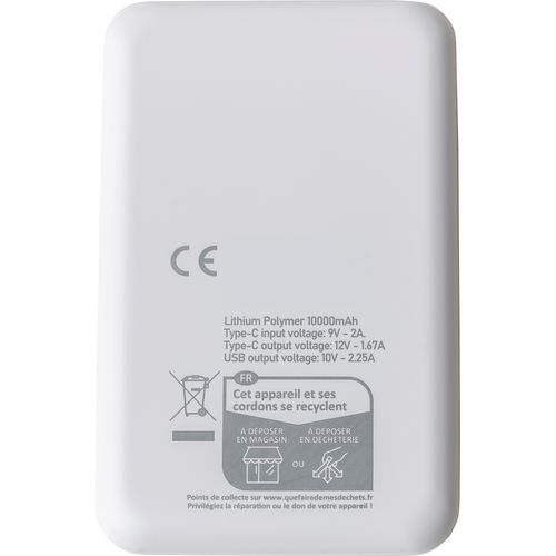 Recycled ABS powerbank Tavi Recycled ABS powerbank Tavi