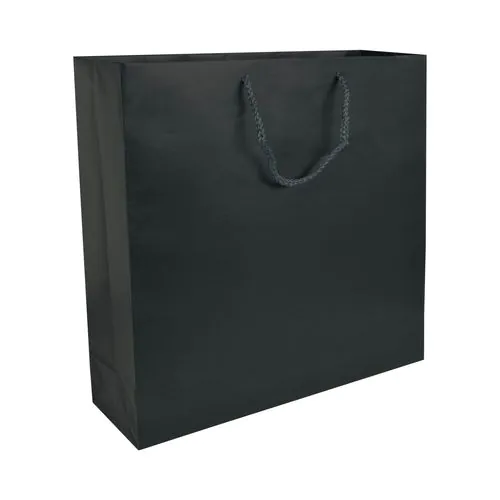 157 g/m2 matte laminated paper shopping bag with gusset and bottom reinforcement 157 g/m2 matte laminated paper shopping bag with gusset and bottom reinforcement