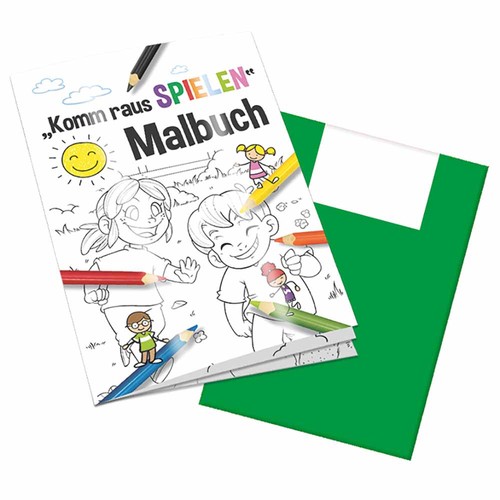 Colouring book / set A6 - come-out-and-play - Colouring book neutral Colouring book / set A6 - come-out-and-play - Colouring book neutral