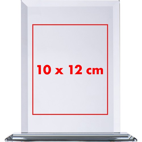 Gran trofeo en cristal.