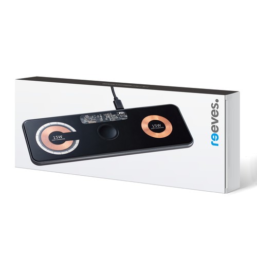 3-in-1 Snelle draadloze oplader REEVES-GOLNEY 3-in-1 Snelle draadloze oplader REEVES-GOLNEY