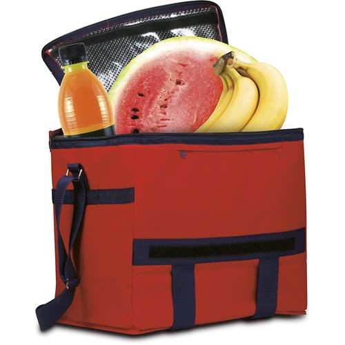 COOLER BAG IN COTTON CANVAS AND 190T POLYESTER COOLER BAG IN COTTON CANVAS AND 190T POLYESTER