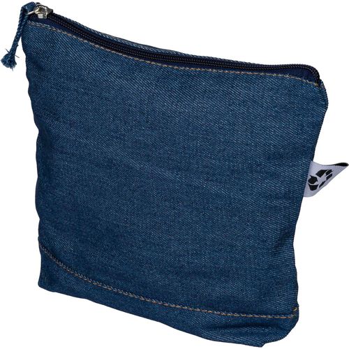 Recycled denim cosmetic bag Orin
