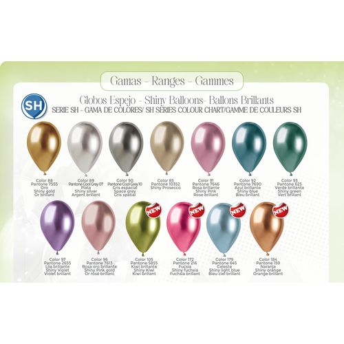 ballon latex brillant