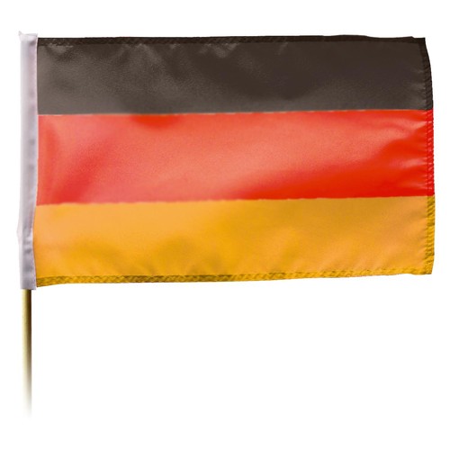 Drapeau "Allemagne", manche en bois Drapeau "Allemagne", manche en bois