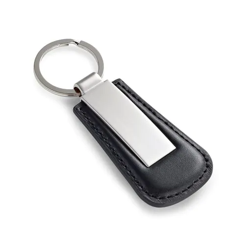 BACHMANN. Metal Keyring with PU surround