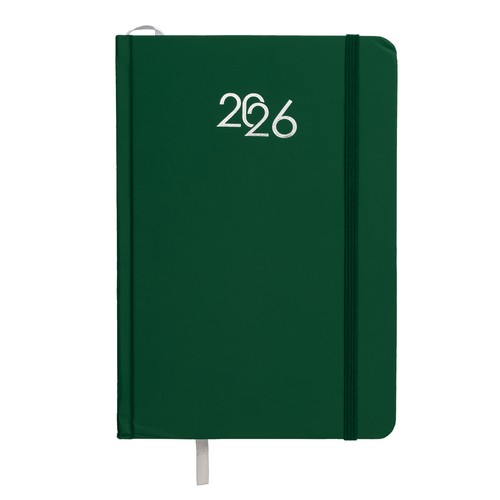 Agenda journalier 2026, couverture rigide en carton laminé Agenda journalier 2026, couverture rigide en carton laminé