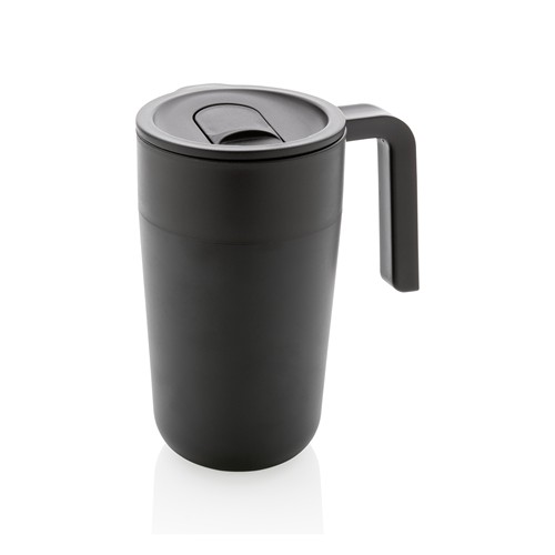 GRS Recycled PP and SS mug with handle GRS Recycled PP and SS mug with handle