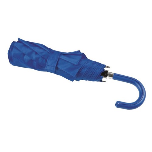 FOLDING UMBRELLA BLUE - PVC HANDLE Ø97cm FOLDING UMBRELLA BLUE - PVC HANDLE Ø97cm