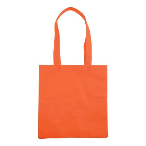 Shopper avec soufflet en TNT 80g/m2 thermosoudé, anses longues Shopper avec soufflet en TNT 80g/m2 thermosoudé, anses longues