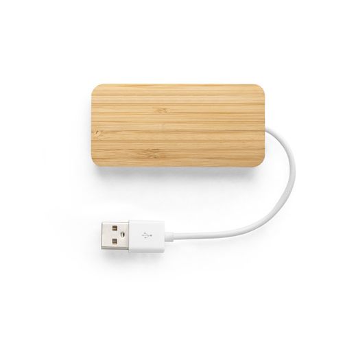 MOSER. HUB con 2 porte USB-A e 1 USB-C in bambù MOSER. HUB con 2 porte USB-A e 1 USB-C in bambù