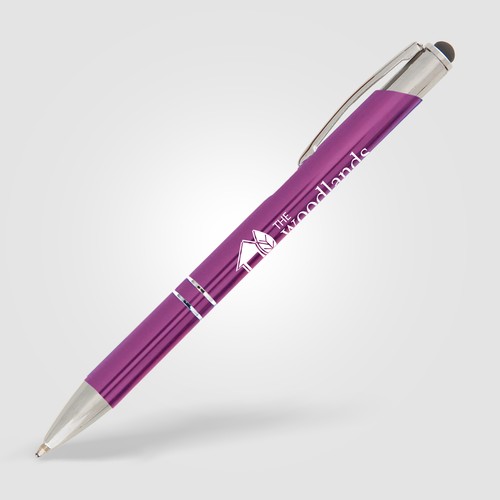 Crosby Shiny Pen w/Top Stylus