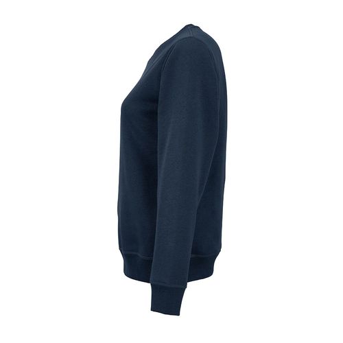 Sudadera de cuello redondo para mujer Waikiki. Algodón orgánico y rPET. 300g/m²