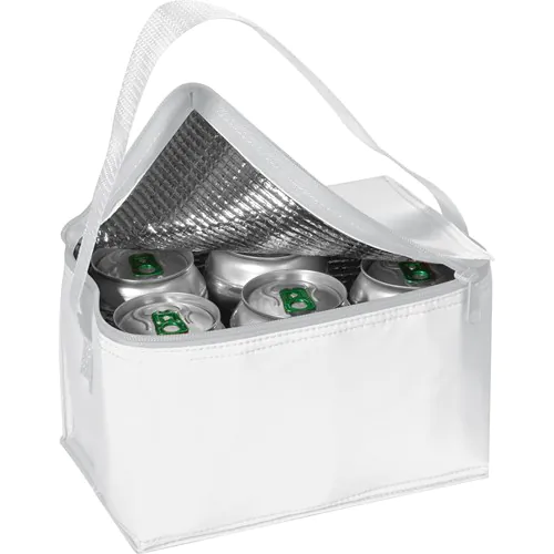 Nevera portátil para 6 latas.