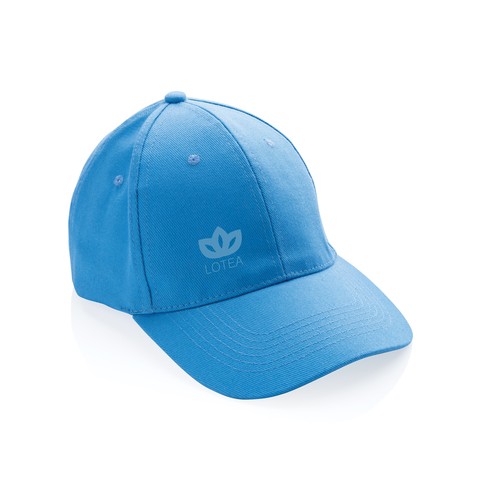 Casquette 6 panneaux en coton recyclé 280gr IMPACT