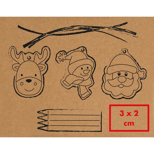 Christmas tree tag painting set Dresden Christmas tree tag painting set Dresden