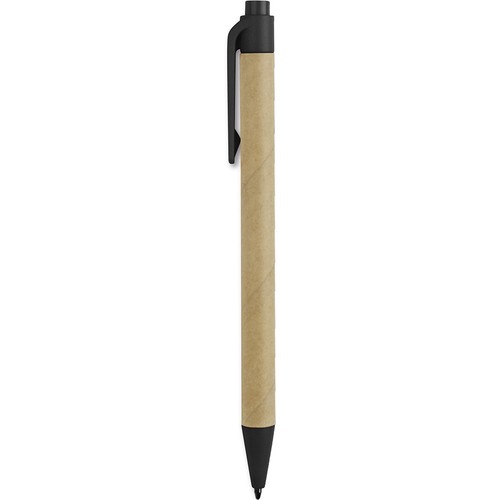 BALLPOINT PEN MADE OF BIODEGRADABLE PLASTIC AND RECYCLED CARDBOARD