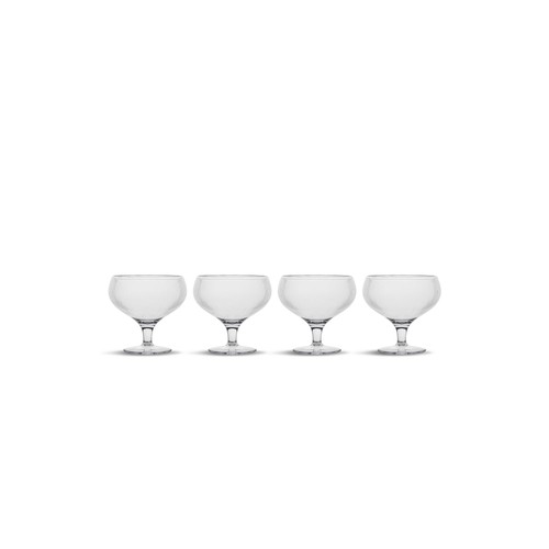 Billi coupe glass set of 4 Billi coupe glass set of 4