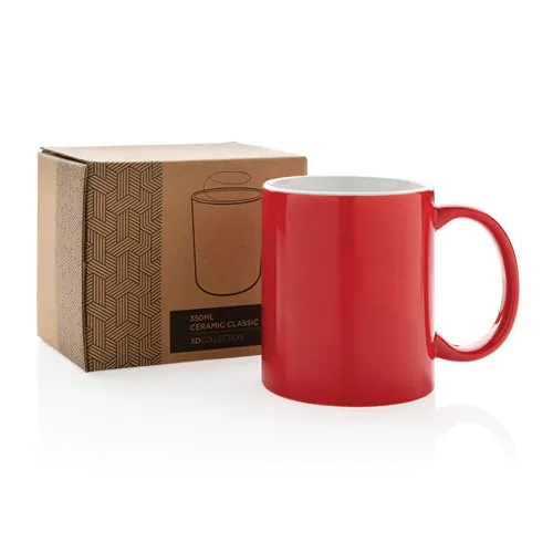 Taza básica de cerámica 350ml Taza básica de cerámica 350ml
