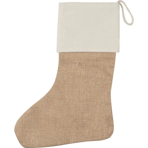 Christmas sock jute