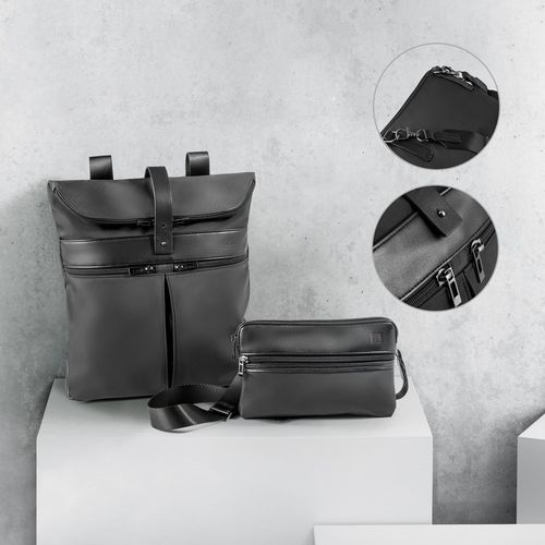 ROVER BACKPACK. Mochila de microfibra y PU