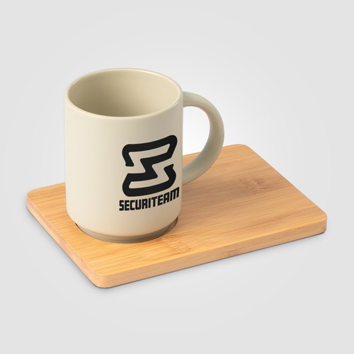 Café Duo - 325 ml Set tazza in ceramica e tagliere in bambù Café Duo - 325 ml Set tazza in ceramica e tagliere in bambù
