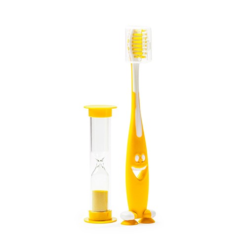 Toothbrush and hourglass set. Greccio