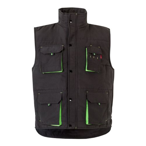 VL NERGAL. Padded vest, two-tone, multi-pocket (120g/m²), in polyester (100%) VL NERGAL. Padded vest, two-tone, multi-pocket (120g/m²), in polyester (100%)