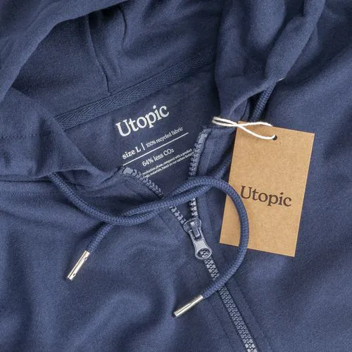 Tejido 100% regenerado. Sudadera unisex con capucha Tejido 100% regenerado. Sudadera unisex con capucha