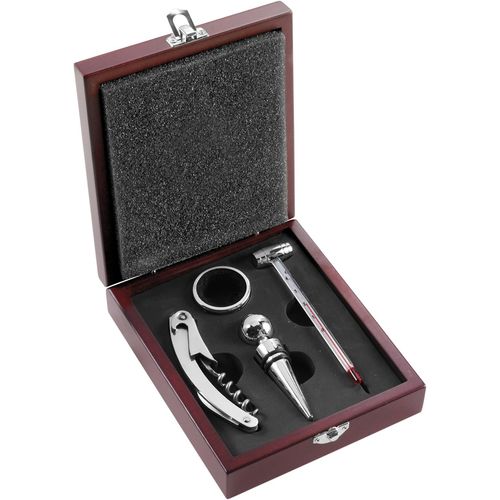 Wooden wine gift set Brady