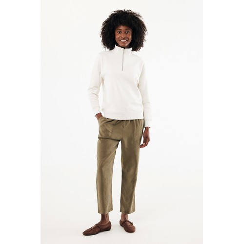 IQONIQ Elgon recycled cotton quarter zip sweater IQONIQ Elgon recycled cotton quarter zip sweater
