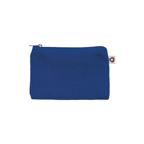 Pouch in recycled cotton 220 g/m2 with removable internal keyring Pouch in recycled cotton 220 g/m2 with removable internal keyring