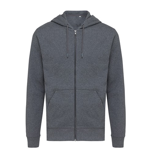 IQONIQ Abisko gerecycled katoen hoodie met rits