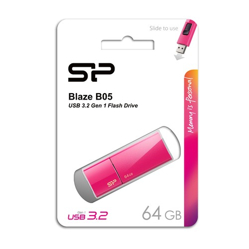 Pendrive Silicon Power 3.0 Blaze B05,pink 64GB