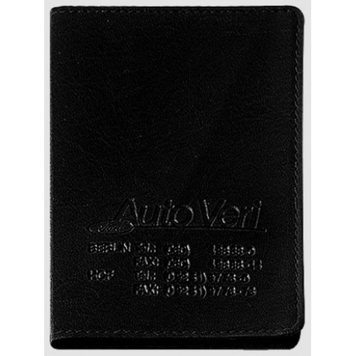 CreativDesign® Identity card holder "leather fiber" black