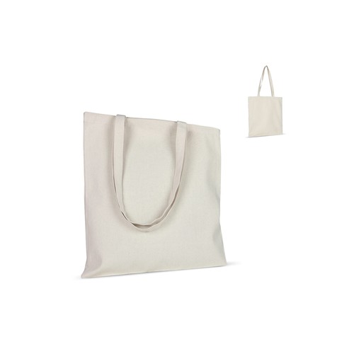 Schoudertas katoen ecru OEKO-TEX® lang 220g/m² 38x42 cm