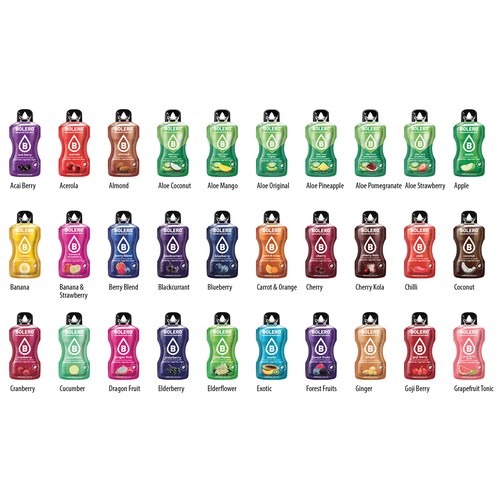 BOLERO drinks advertising card, BOLERO Sugar-free drink powder