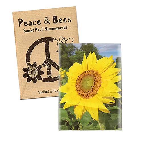 Zaadzakjes mini natronkraft papier - Zonnebloemen Zaadzakjes mini natronkraft papier - Zonnebloemen