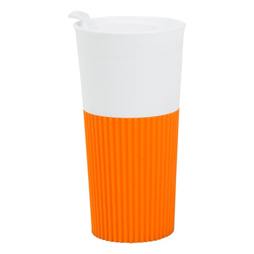 Bicchiere con coperchio apribile. 450ml Trou Bicchiere con coperchio apribile. 450ml Trou