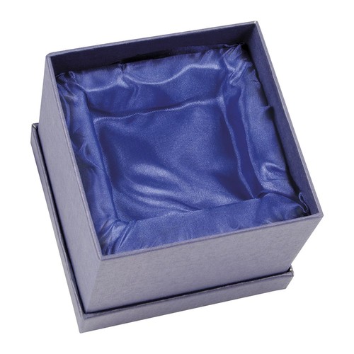 BLUE BOX SATIN BLUE 110X110X90 MM BLUE BOX SATIN BLUE 110X110X90 MM