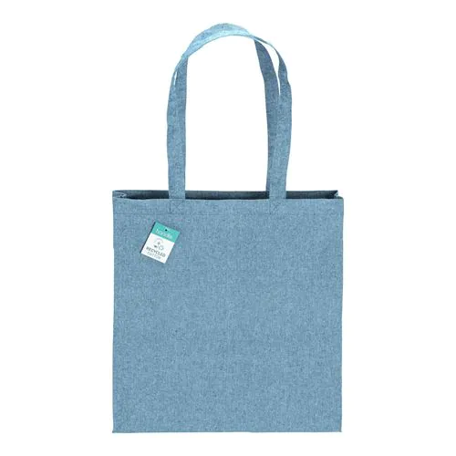 190 g/m2 recycled cotton shopping bag, long handles and gusset 190 g/m2 recycled cotton shopping bag, long handles and gusset