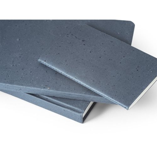 COFFEEPAD RIGID. Bloc-notes A5 avec couverture rigide fabriquée à partir de déchets de coques de café (65%)
